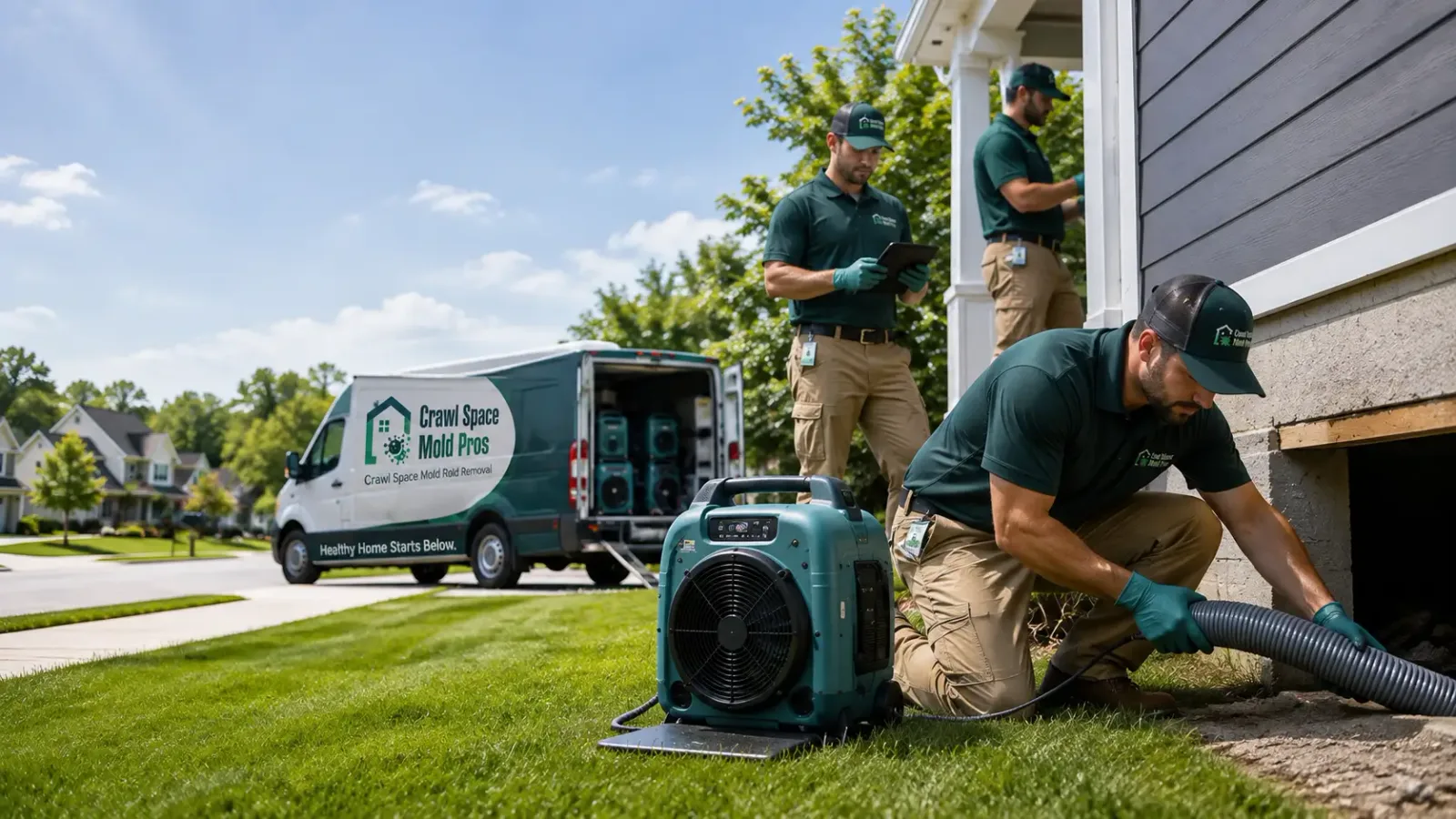 Crawl Space Mold Removal in Danvers, MA